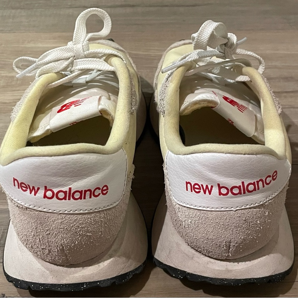 New Balance 237  Sneakers Sea Salt Yellow WS2371D Women’s Sz 9.5 Shoes - Picture 5 of 7